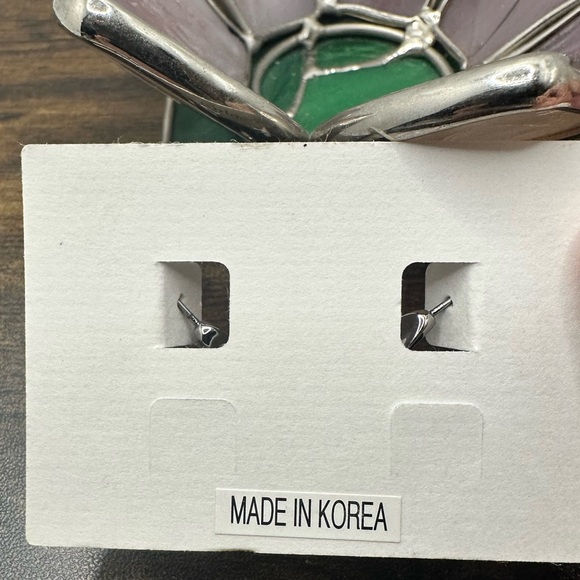 Lia Sophia "Coy" Hematite Tone 1" Hoop Earrings - Picture 6 of 6